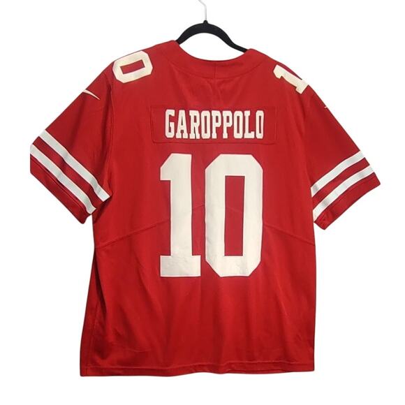 Jimmy Garoppolo San Francisco 49ers Red Jersey Nike On Field NFL Football - Picture 2 of 12
